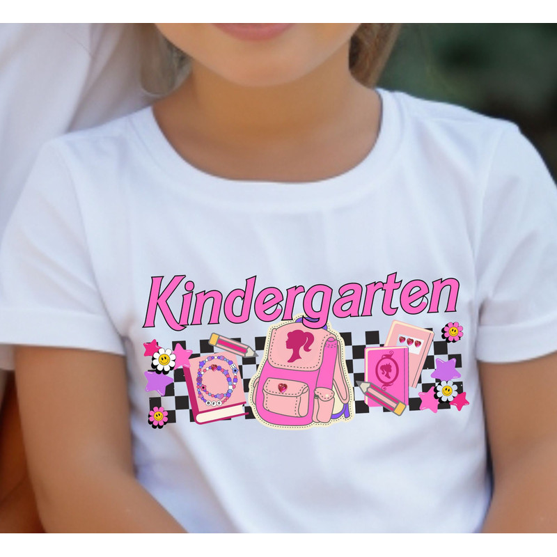 Kindergarten Barb Girl PNG Back To School Barbie Doll Groovy Sublimation Retro Hippie Digital Design Instant Download - 2.jpg