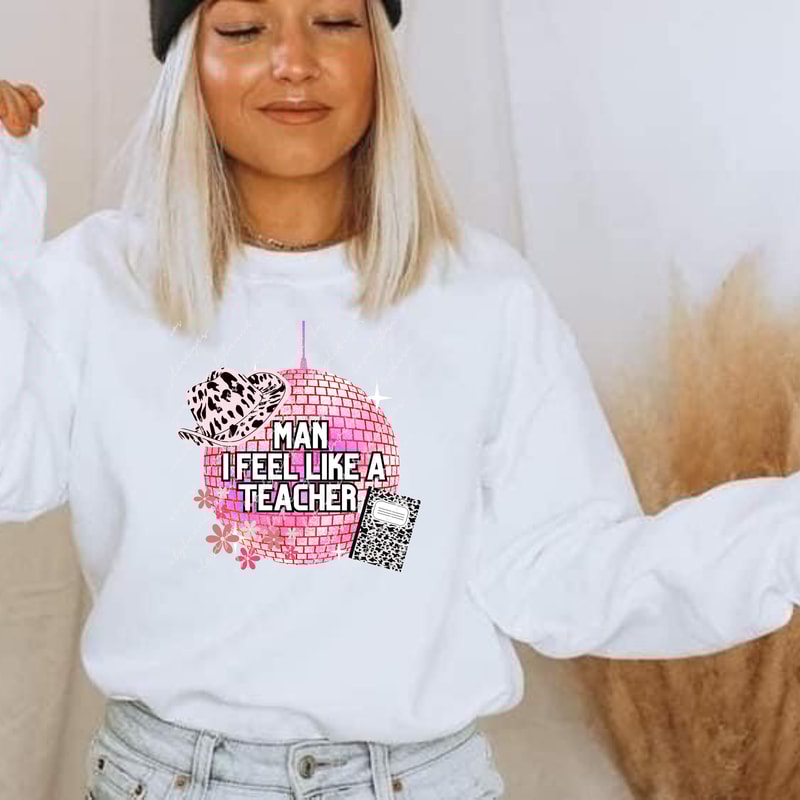 Retro Western Teacher PNG Digital Download, Cowboy Teacher Clipart, Vintage Style Educator Graphic, Classroom Decor - 2.jpg