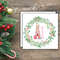 Flopsy Bunny Pink 1st Christmas PNG, Peter Rabbit Sublimation Design, Christmas Card Design, Flopsy Christmas, Instant Digital Download - 2.jpg