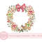 Gingerbread Candy Cane Christmas Wreath PNG, Gingerbread PNG, Mug Design, Santa Sack Design, Holiday Sublimation, Instant Digital Download - 1.jpg
