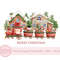 Merry Christmas Train PNG, Christmas Clip Art, Santa snowman Train Design, Merry Christmas Holiday Sublimation, Instant Digital Download - 1.jpg