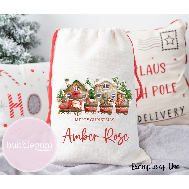 Merry Christmas Train PNG, Christmas Clip Art, Santa snowman Train Design, Merry Christmas Holiday Sublimation, Instant Digital Download - 2.jpg