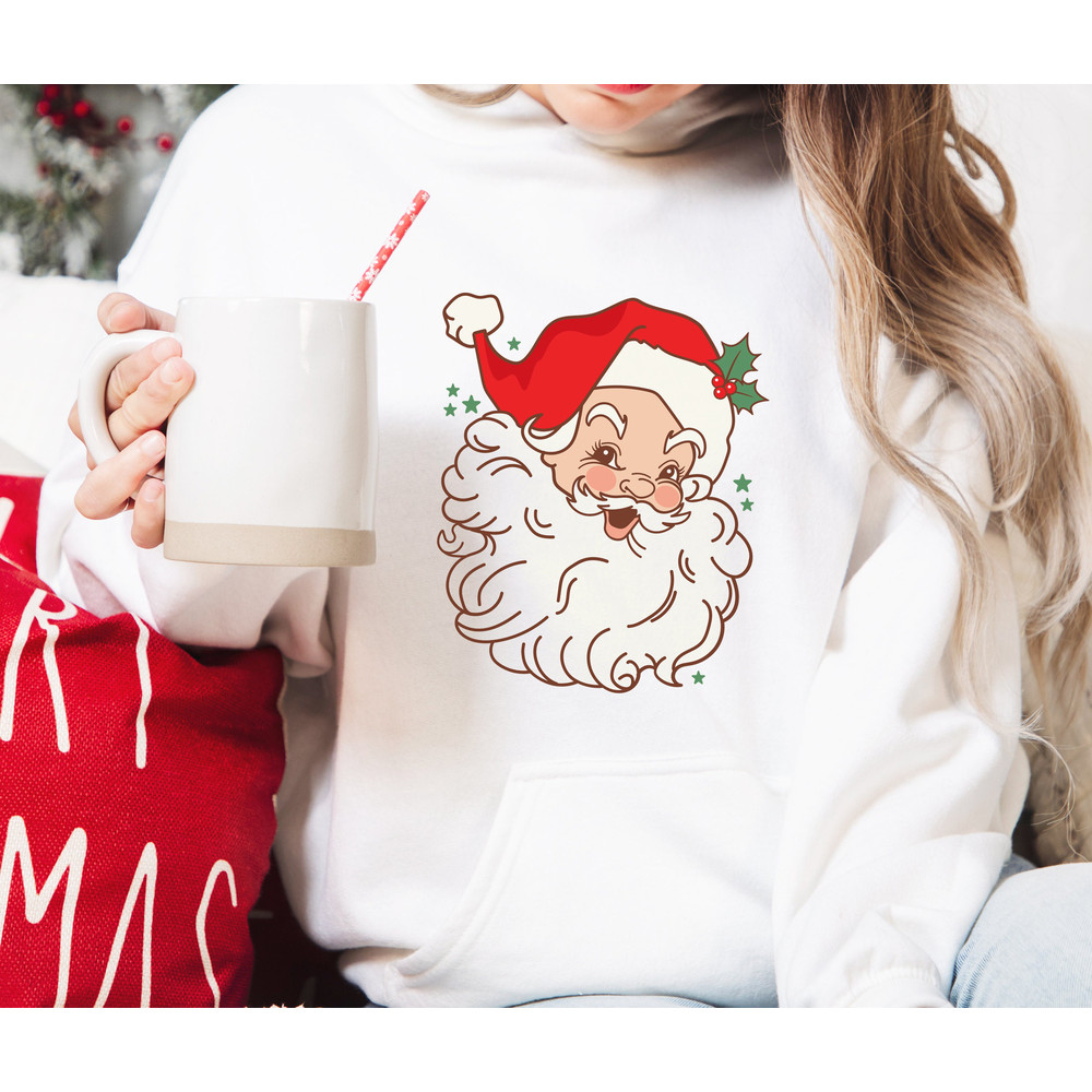 Retro Red Santa Claus SVG PNG, Christmas SVG, Christmas Vintage Svg Png Christmas Sublimation for Shirt, Christmas Png - Santa Clip Art - 2.jpg