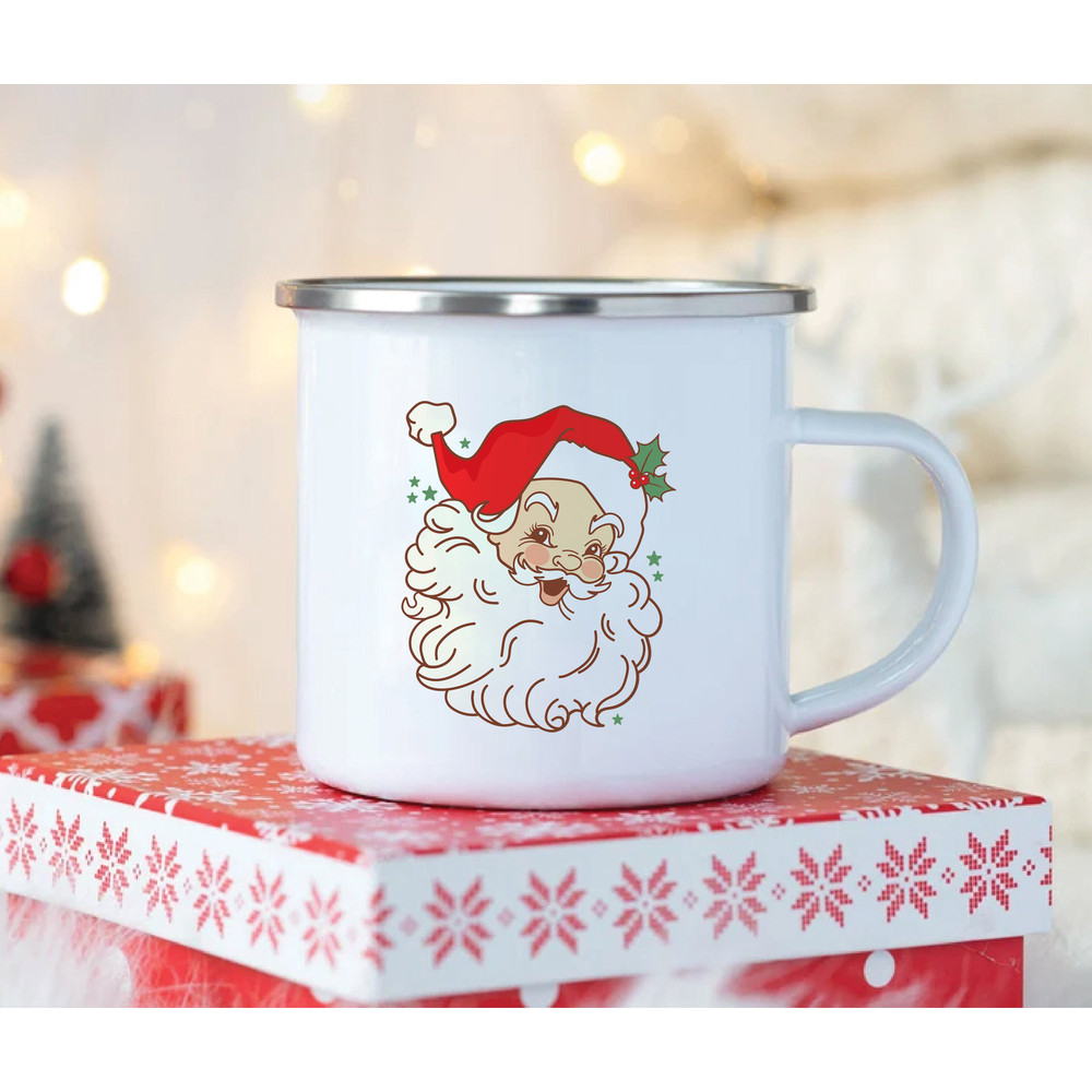 Retro Red Santa Claus SVG PNG, Christmas SVG, Christmas Vintage Svg Png Christmas Sublimation for Shirt, Christmas Png - Santa Clip Art - 3.jpg