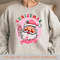 Pink Christmas Vibes, Retro Santa Sublimation file for Shirt Design, Digital download Pink Santa Claus Png - 4.jpg