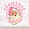 Retro Pink Christmas Vibes Sublimation file for Shirt Design, Digital download Pink Santa Claus Png - 3.jpg