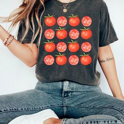 tomato girl shirt, cottagecore tomato girl aesthetic, tomato girl tee, summer garden gift, summer shirt for women, fall