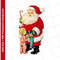Vintage Clipart Red Santa Claus Christmas Boy Stocking Digital Greeting Card Graphic Image Sublimation PNG JPEG - 1.jpg