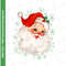 Vintage Digital Clipart Red Santa Claus Snowflakes #23 Christmas Vintage Greeting Card Clip Art Graphic Image Sublimation PNG JPEG - 1.jpg