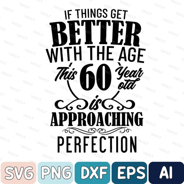 60th Birthday Svg, Birthday Svg, 60th Birthday Shirt, 60th S - Inspire ...