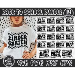 groovy back to school svg png, first day of school png svg, pre-k, kindergarten, 1st, 2nd, 3rd, 4th, 5th grade vibes, di