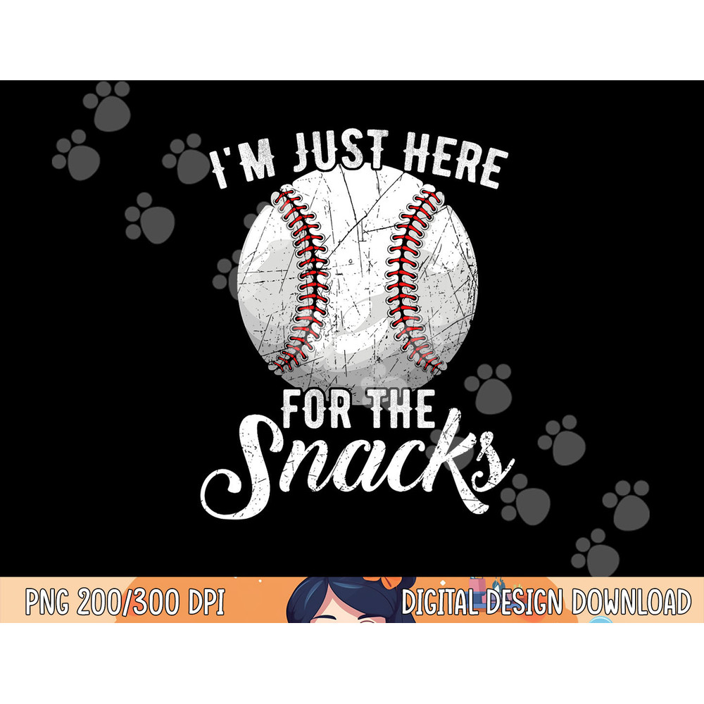 I m Just Here For The Snacks Funny Fantasy Baseball League png,sublimation copy.jpg