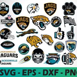 Jacksonville Jaguars logo, bundle logo, svg, png, eps, dxf 3