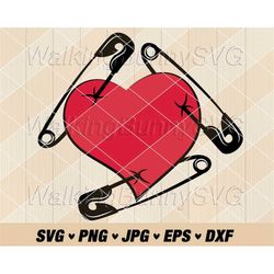 broken heart svg png, layered valentine heart svg, valentines day svg, love png, svg files for cricut, instant download
