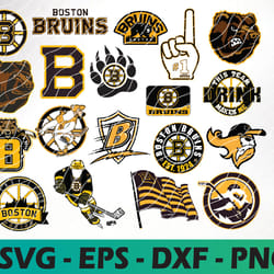 boston bruins logo, bundle logo, svg, png, eps, dxf