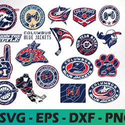 columbus blue jackets logo, bundle logo, svg, png, eps, dxf hockey teams svg