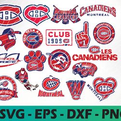 montreal canadiens logo, bundle logo, svg, png, eps, dxf, hockey teams svg