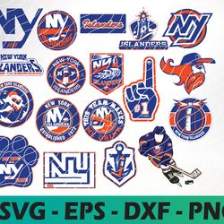 new york islanders logo, bundle logo, svg, png, eps, dxf, hockey teams svg