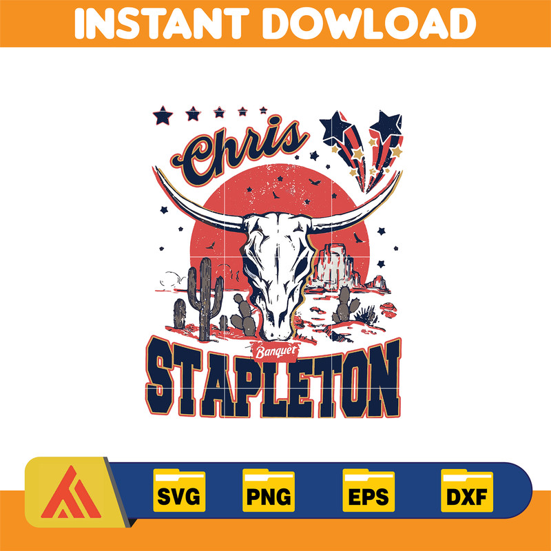 Chris Stapleton Svg, Chris Stapleton Bullhead Svg, All American Road Show Tour, Chris Stapleton Tour Svg, Country Music Svg (1).jpg