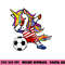 Dabbing Unicorn United States Football American Flag Soccer png, sublimation copy.jpg