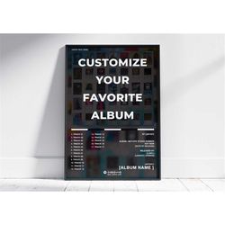 personalization cover album poster | poster cover album | decoration poster cover album | rapping posters | custom poste