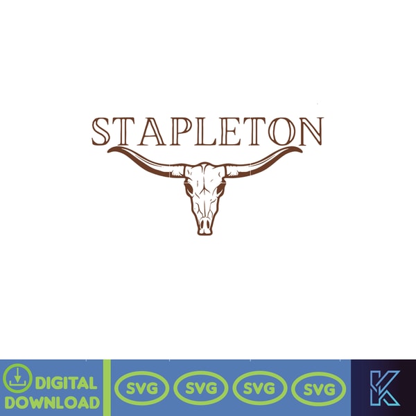 Chris Stapleton Svg, Chris Stapleton Bullhead Svg, All Ameri - Inspire ...