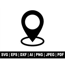 location icon svg, location pin svg, map point mark svg, location sign svg, location symbol clipart, location svg cut fi