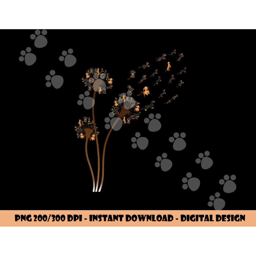 Dachshund Flower Fly Dandelion Funny Cute Dog Lover png, sublimation copy.jpg