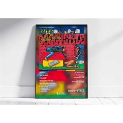 snoop dogg album poster | poster cover album doggystyle snoop dogg | decoration poster cover album | rapping posters | c