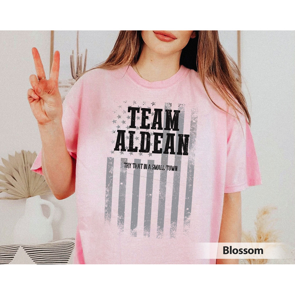 Try That In A Small Town Comfort Colors Shirt, Jason Aldean Shirt, The Aldean Team Shirt, Country Music Shirt, American Flag Shirt - 3.jpg