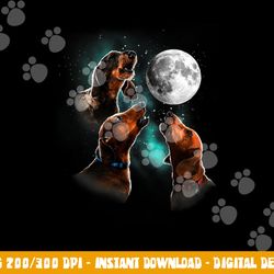 dachshund howling at the moon, wiener dog, funny dachshund  png, sublimation copy