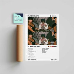 playboi carti - playboi carti album cover poster, poster print, wall art, music gifts, home decor, music album cover pos