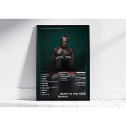 stormzy album poster | poster cover album heavy is the head stormzy | decoration poster cover album | rapping posters |