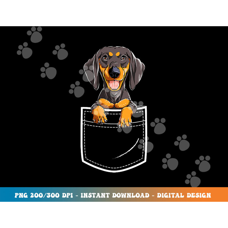 Dachshund in Your Front Pocket T Shirt Dog Puppy Gifts Women copy.jpg