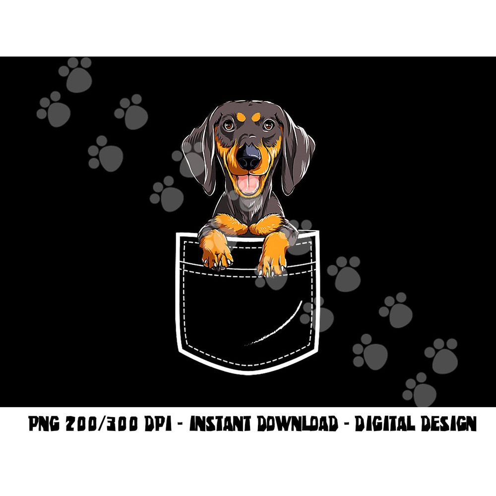 Dachshund in Your Front Pocket T Shirt Dog Puppy Gifts Women copy.jpg