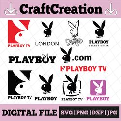PlayboyTV Svg Bundle Bunny, Logo SVG, Playboy, Playboy SVG, SVG Cut File