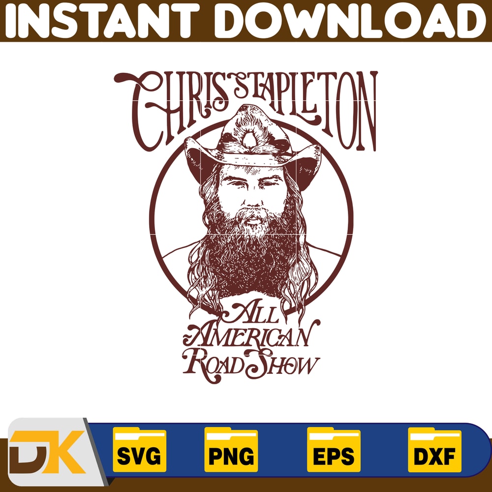 Chris Stapleton Svg, Chris Stapleton Bullhead Svg, All American Road Show Tour, Chris Stapleton Tour Svg, Country Music Svg (2).jpg