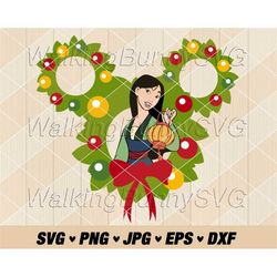 mouse ears wreath princess svg png, layered christmas wreath princess svg, mouse wreath png, svg files for cricut, insta