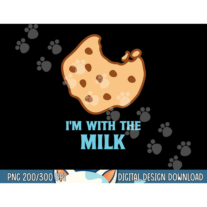 I m With The Milk and Cookie Matching Halloween Couples png, sublimation copy.jpg