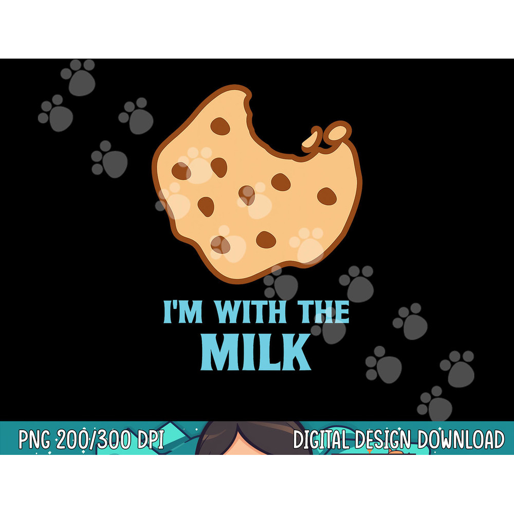 I m With The Milk and Cookie Matching Halloween Couples png, sublimation copy.jpg