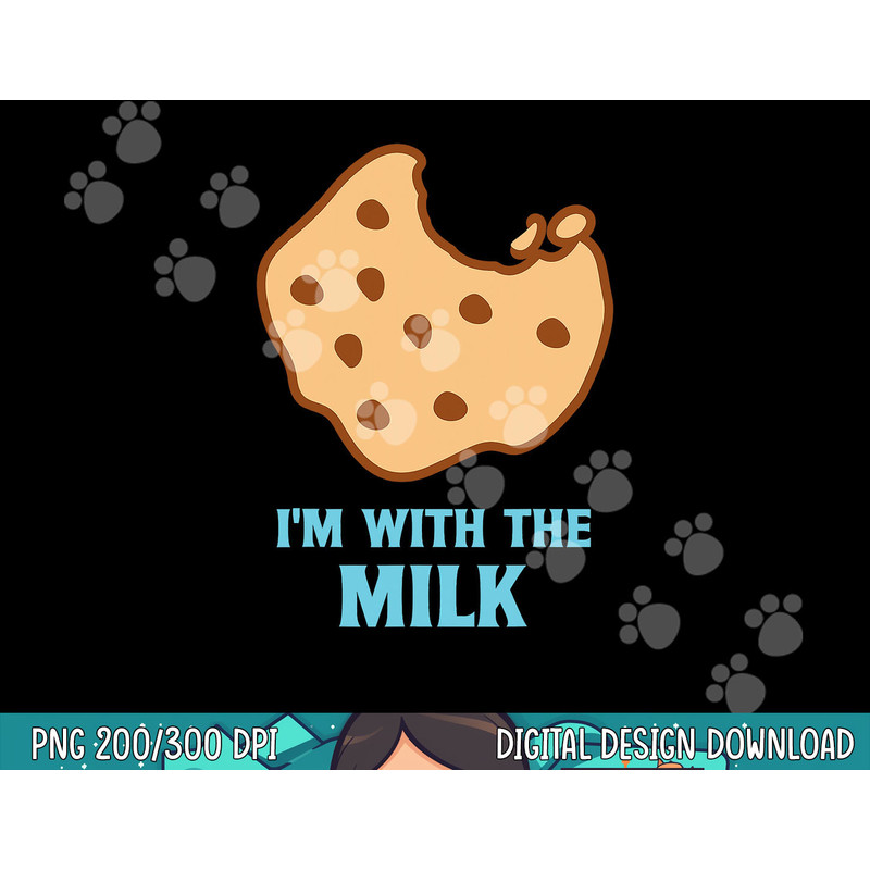 I m With The Milk and Cookie Matching Halloween Couples png, sublimation copy.jpg