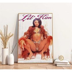 queen lil kim's first album 'hard core' poster