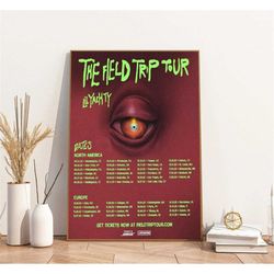 lil yachty announces 2023 tour poster, lil yachty print, gift for fans