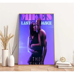 magic mike movie 2023 poster, film print