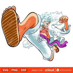 INSTANT DOWNLOAD: One Piece Svg, Luffy Gear 5, Luffy Nika, One Piece Anime, Manga, One Piece Png | High-Quality