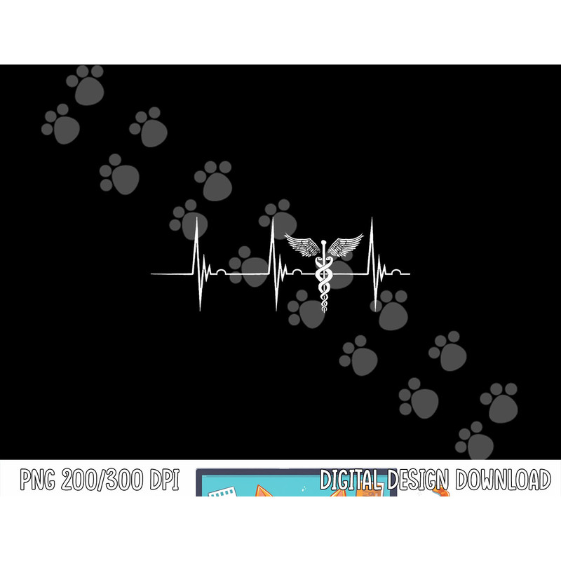 ICU Nurse Medical Symbol Heartbeat EKG Pulse Doctor Nursing png, sublimation copy.jpg