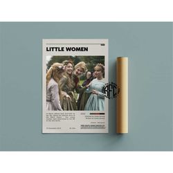 little women retro vintage poster | minimalist movie poster | retro vintage art print | wall art | home decor