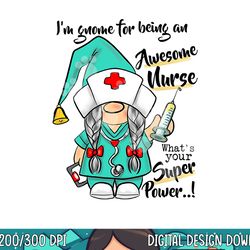 im gnome being an awesome nurse christmas 2020 copy