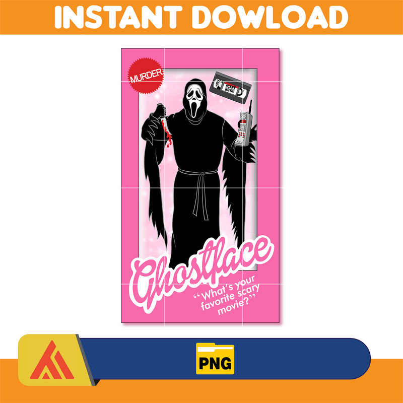 Horror Dolls PNG Set, Horror Characters PNG, Horror Characters, Pink doll PNG, Horror Characters Sublimation (1).jpg