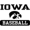 Iowa Hawkeyes Baseball Logo Officially Licensed png, sublimation.png